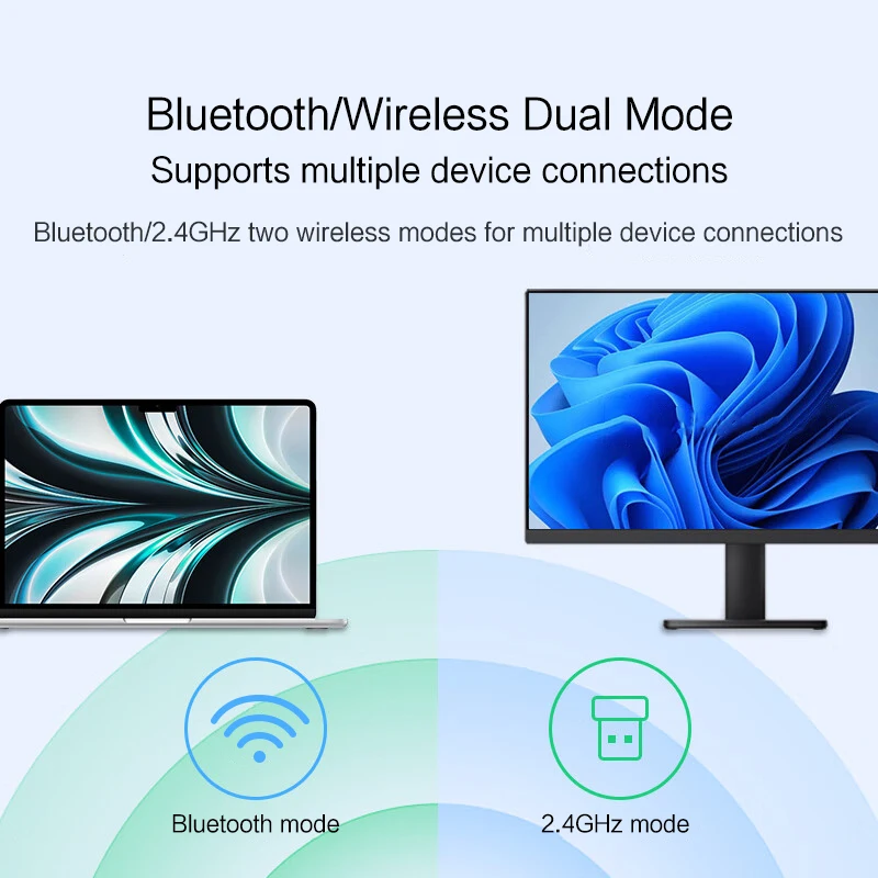 HUWEI ratón Bluetooth recargable para Macbook Air Pro Retina 11 12 13 14 15 15,6 Xiaomi Hp Lenovo portátil ratón inalámbrico para juegos - imagen 4