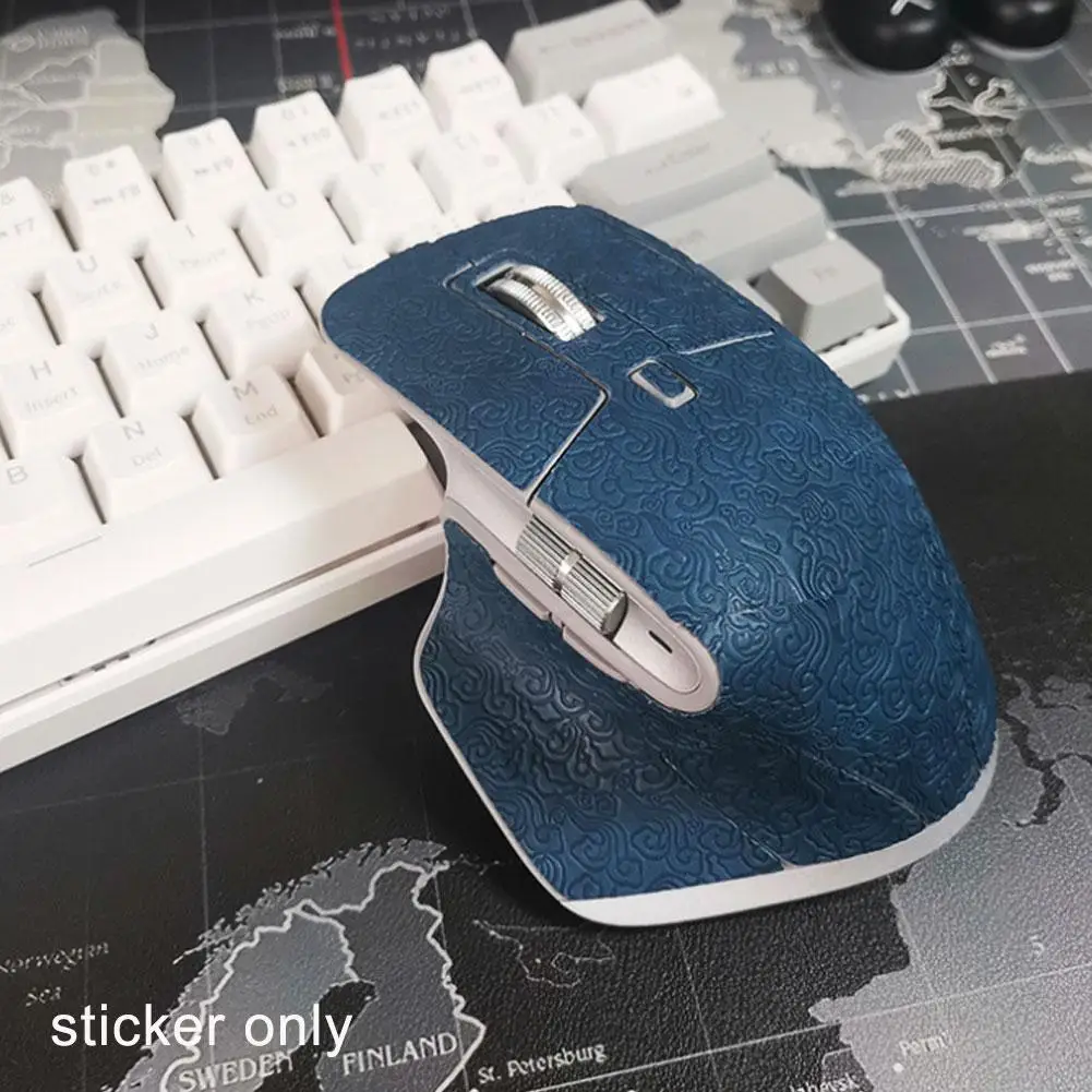 Pegatina de ratón antideslizante aplicable para Logitech MX Master3, cinta de agarre, patín hecho a mano, antideslizante, succiona el sudor - imagen 3