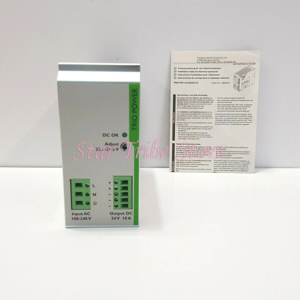 2866323 TRIO-PS/1AC/24DC/10 para Phoenix TRIO POWER 24VDC/10A Fuente de alimentación conmutada 24 V DC/10 A - imagen 4