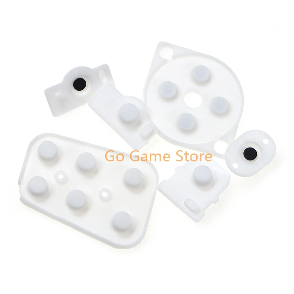 2 set/lote para controlador N64 Joy Pad almohadilla de silicona botón conductor piezas de reparación de goma - imagen 3