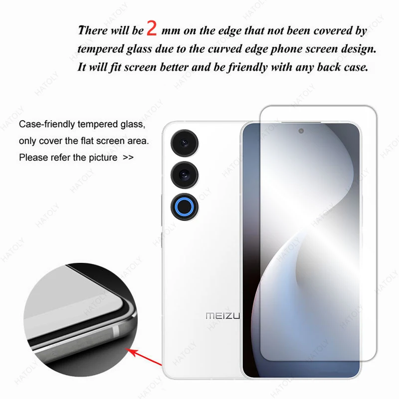 Vidrio templado para Meizu 21 Note, Protector de pantalla ultrafino, película de lente para Meizu 21 Note 5G - imagen 3