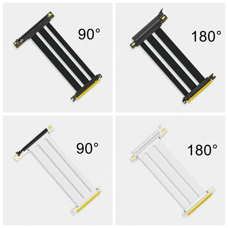 Cable elevador Flexible estable Gen 5 PCI Express 2023 X16 para Juegos Extremos, extensor Vertical ATX GPU PCI-E 5,0, novedad de 5,0