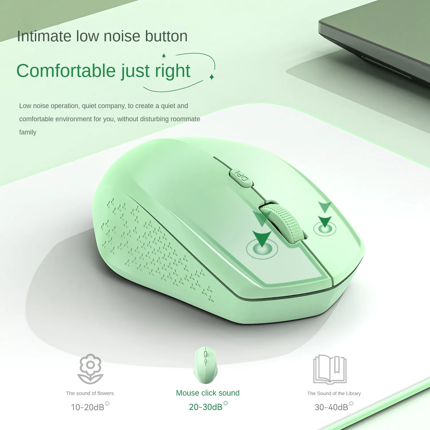 Ratón inalámbrico de modo Dual, compatible con Bluetooth, 2,4G, USB, silencioso, recargable, para Gamer, portátil, Pad, tableta, Macbook Mause - imagen 5