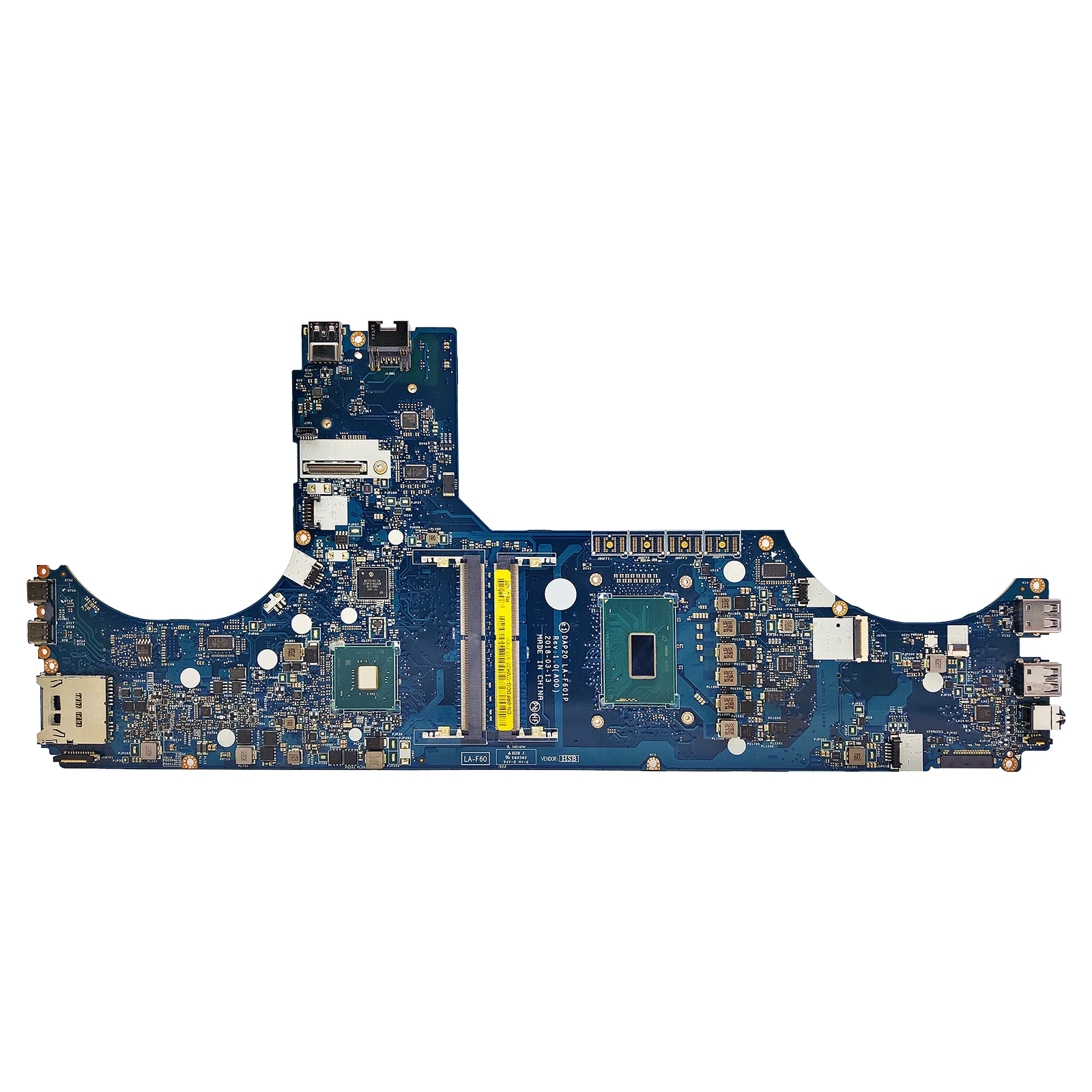 Para la placa base del ordenador portátil Dell Precision 7530 LA-F591P 02NRRM 0Y0MPW 0XPVX4 0XM3HC i5/i7 i9 8th Gen placa base probada 15 - imagen 3