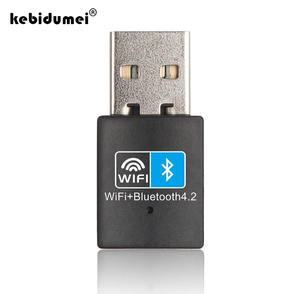 Adaptador inalámbrico WiFi de 150Mbps compatible con Bluetooth V4.0 USB 2,0 adaptador 2,4G Dongle tarjeta de red RTL8723BU para ordenador portátil de escritorio