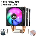 4Heat pipes 2Fan3pin