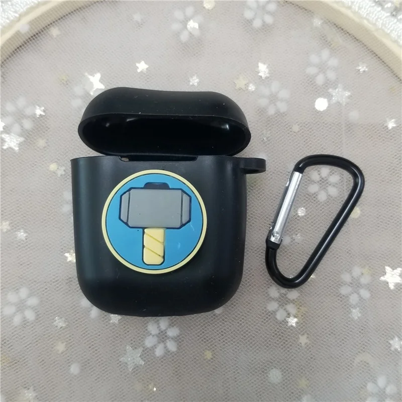 Funda para auriculares de dibujos animados DIY para Apple AirPods 1, 2 Pro, funda de tercera generación para Air Pods Pro 2, accesorios protectores con gancho - imagen 2