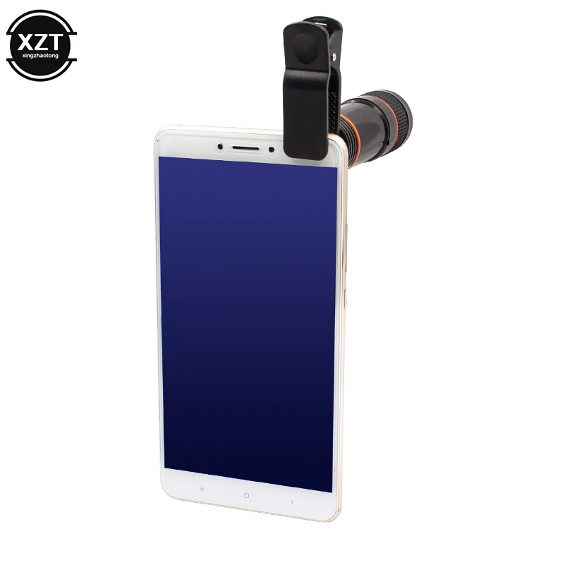 Lente de cámara de teléfono móvil, lente de cámara Universal con Clip 8X 12X, teleobjetivo HD, lente telescópica para iPhone, Xiaomi y Samsung - imagen 5