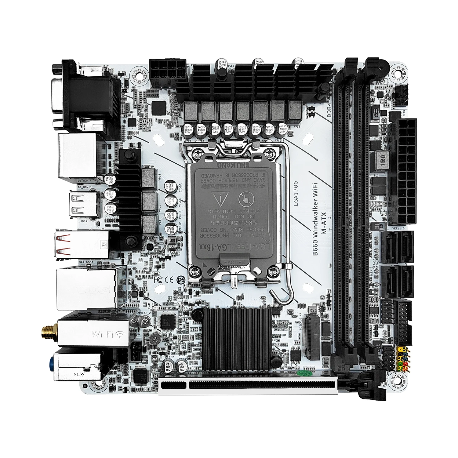 MACHINIST B660 WindWalker Wifi - Placa Base LGA1700 mini-ATX DDR4 - imagen 4