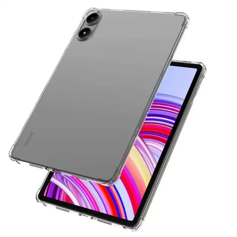 Airbags de TPU suave para Redmi Pad Pro 12,1 pulgadas 2024 funda para Xiaomi Poco Pad 12,1 2024 funda trasera de silicona transparente para tableta - imagen 4
