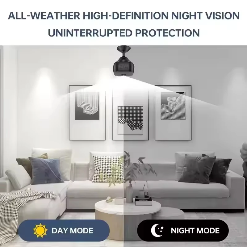 Mini cámara WiFi de 1080P, cámara de vigilancia inalámbrica magnética de seguridad para interiores, cámara de detección humana, Monitor de bebé, hogar inteligente - imagen 5