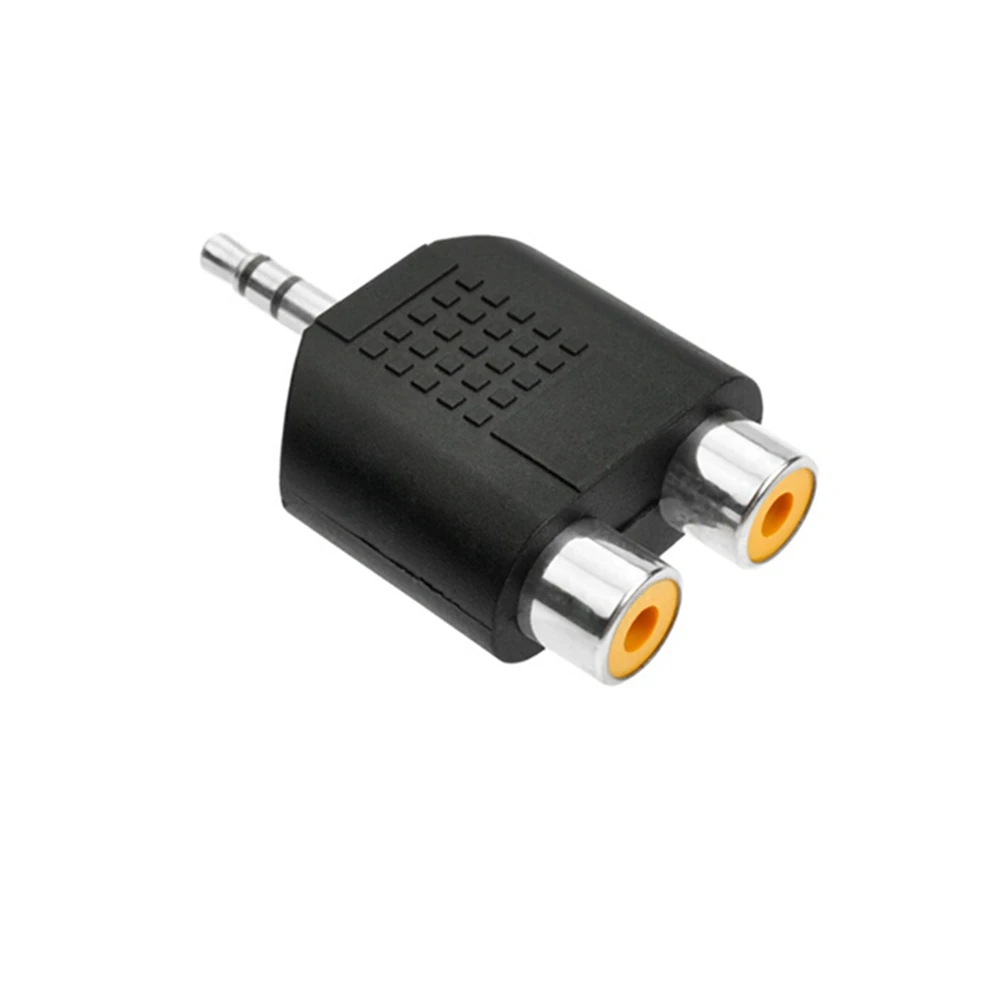 Conector estéreo Jack de 3,5mm a 2 enchufes RCA adaptador hembra M/F Y divisor adaptador de Audio RCA enchufe Cable de Audio de 3,5mm - imagen 5