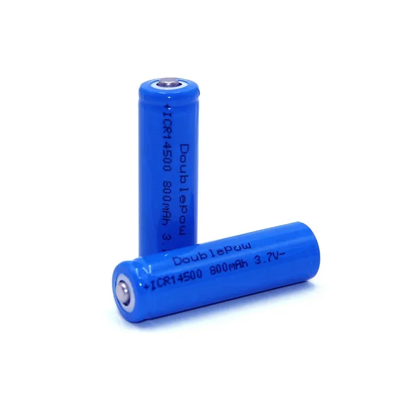 Doublepow 14500 batería de litio 3,7 V baterías recargables 800mAh Icr14500 Li-ion AA para calculadora de juguete Control remoto - imagen 4