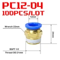 100PCS PC12-04