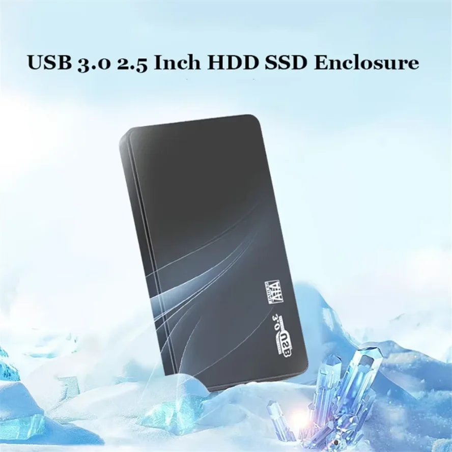 Caja de disco duro USB 3,0 a SATA, caja HDD de 2,5 pulgadas SATA a USB 2,0/3,0, carcasa de disco duro externo, carcasa de disco duro SSD de velocidad de 6Gbps - imagen 5