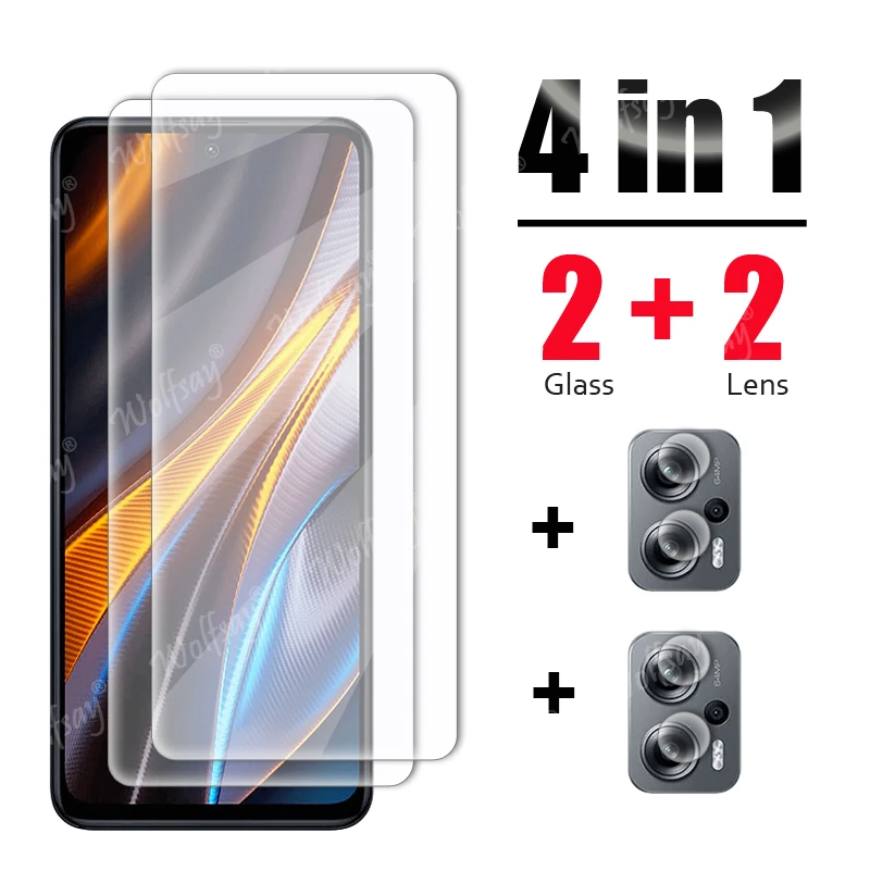 Para Xiaomi POCO X4 GT vidrio para POCO X4 GT F4 GT X4 M4 Pro X3 M3 M5 M5S pantalla de vidrio templado protege la película de lente POCO X4 GT vidrio