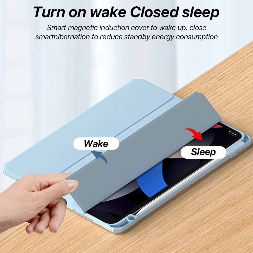 Español Funda para tableta iPad 5/6th 9,7, accesorios para iPad 10,2, 7/8/9th, 10,9, 10th, 10,9, Air4/5th Mini6 Pro 11/12.9 generación - imagen 3