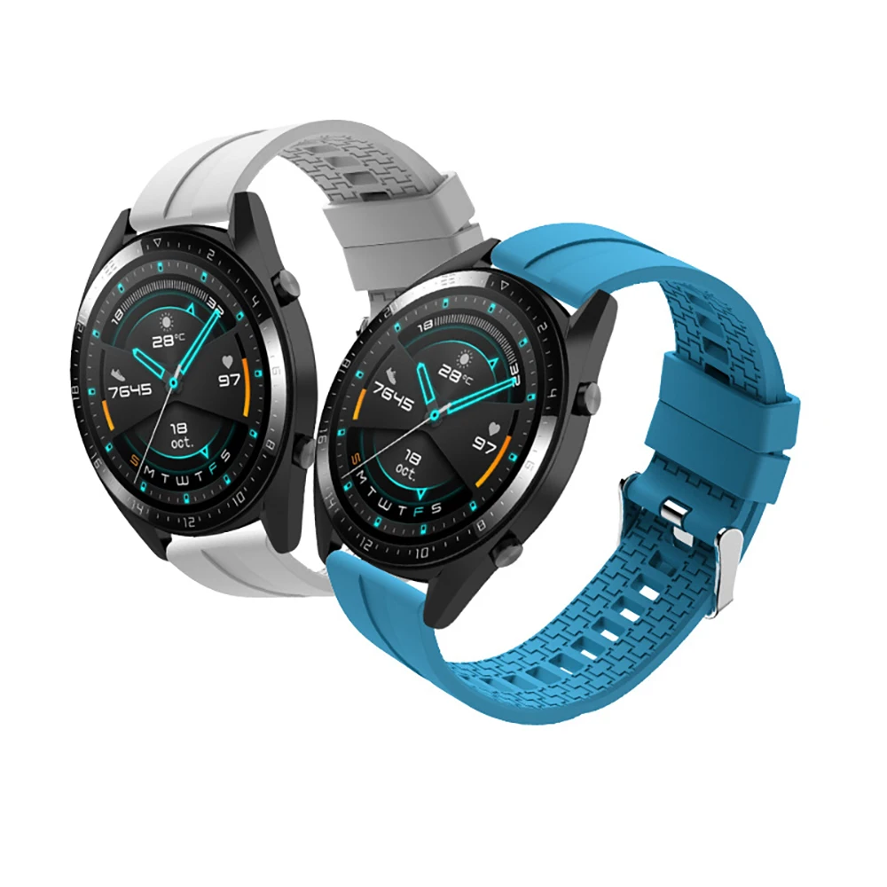 Correa de silicona de 20mm para Huami Amazfit GTS 4/2 Mini GTS 3 2e, Correa de reloj inteligente para Huami Amazfit Bip 3/Bip U Pro - imagen 4
