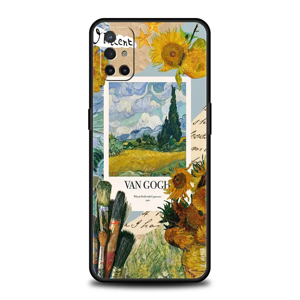 Funda de teléfono para OnePlus 12 11 10 9 Pro 9T 12R 10R 9R 9RT 10T 8T 7T Nord 2T CE 2 5G N200 N10 cubierta cielo estrellado van gogh art - imagen 3