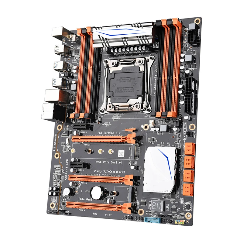 Placa base de ordenador X99 para Jingsha, juego de escritorio más abierto, memoria DDR3 LGA2011 Pin Xeon E5 2678V3, alta calidad, totalmente de prueba - imagen 5