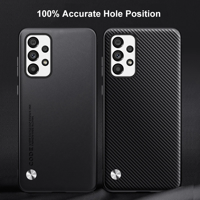 Funda de cuero PU de lujo para Samsung Galaxy A73 5G, funda trasera de silicona a prueba de golpes, funda de teléfono de protección completa para Samsung A73 Coque - imagen 4