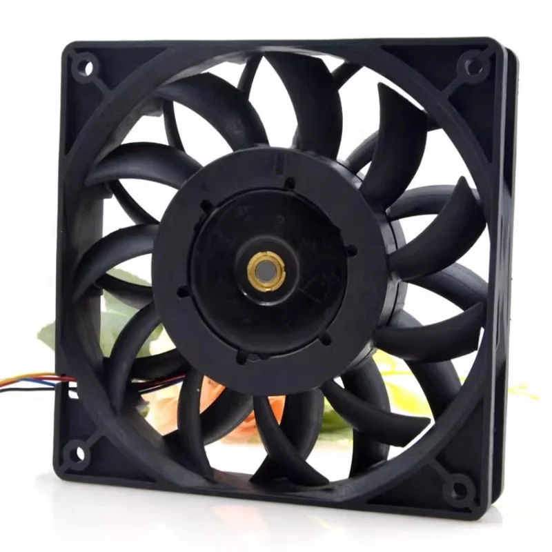 Nuevo original FFB1212SH 12025 12V 1.24A 12CM ventilador de refrigeración de chasis de alto volumen de aire violento de 4 cables - imagen 2