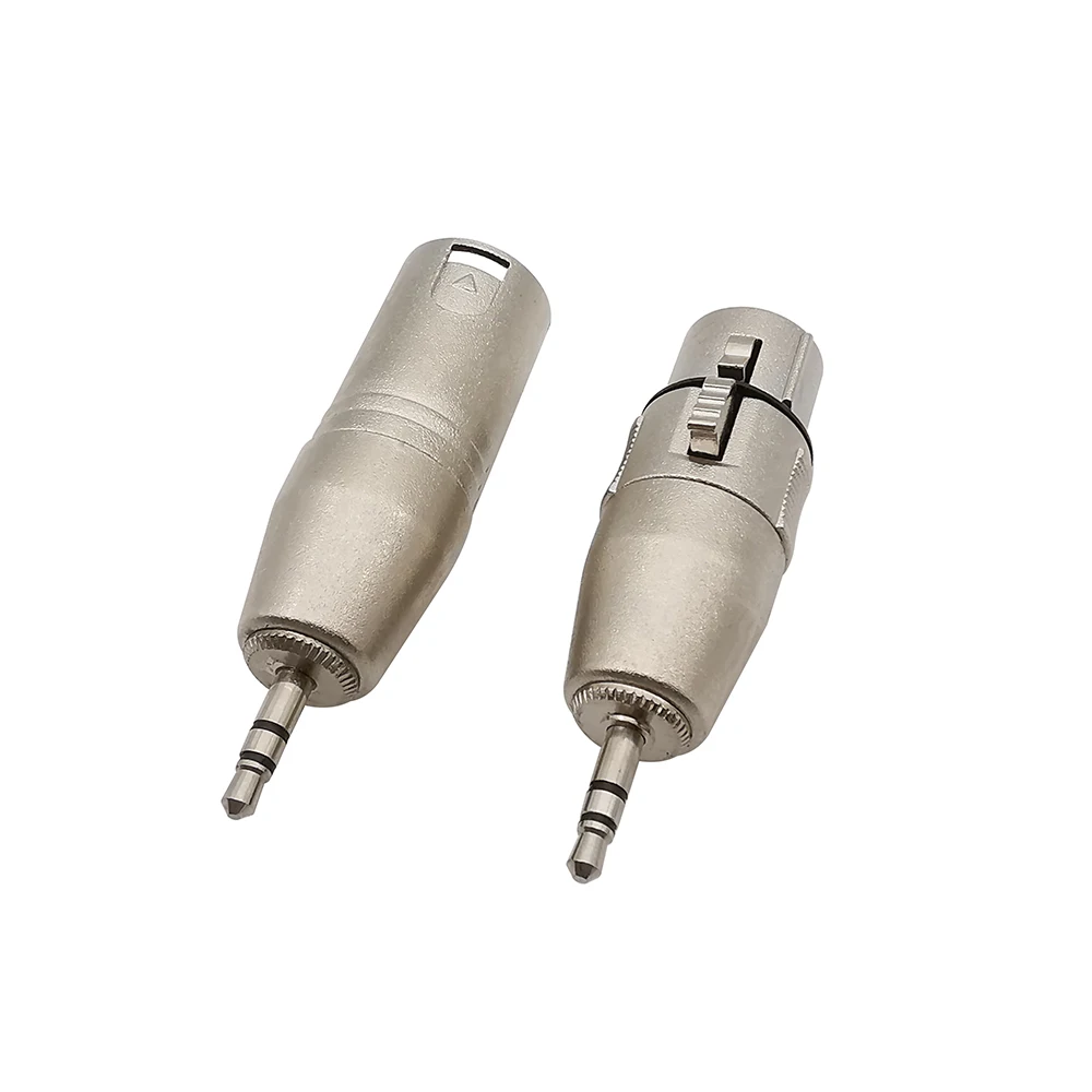 1 Uds XLR 3 pines macho hembra a 3,5mm 1/8 "macho hembra TRS Mini enchufe estéreo Jack micrófono adaptador de Audio conector convertidor - imagen 4
