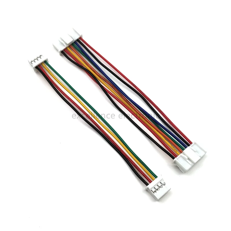 Cable de Terminal PA2.0 de 5 uds., extremo doble único con cable de conexión de hebilla 26AWG 10/15/20CM PA 2,0mm, carcasa inversa misma dirección - imagen 4