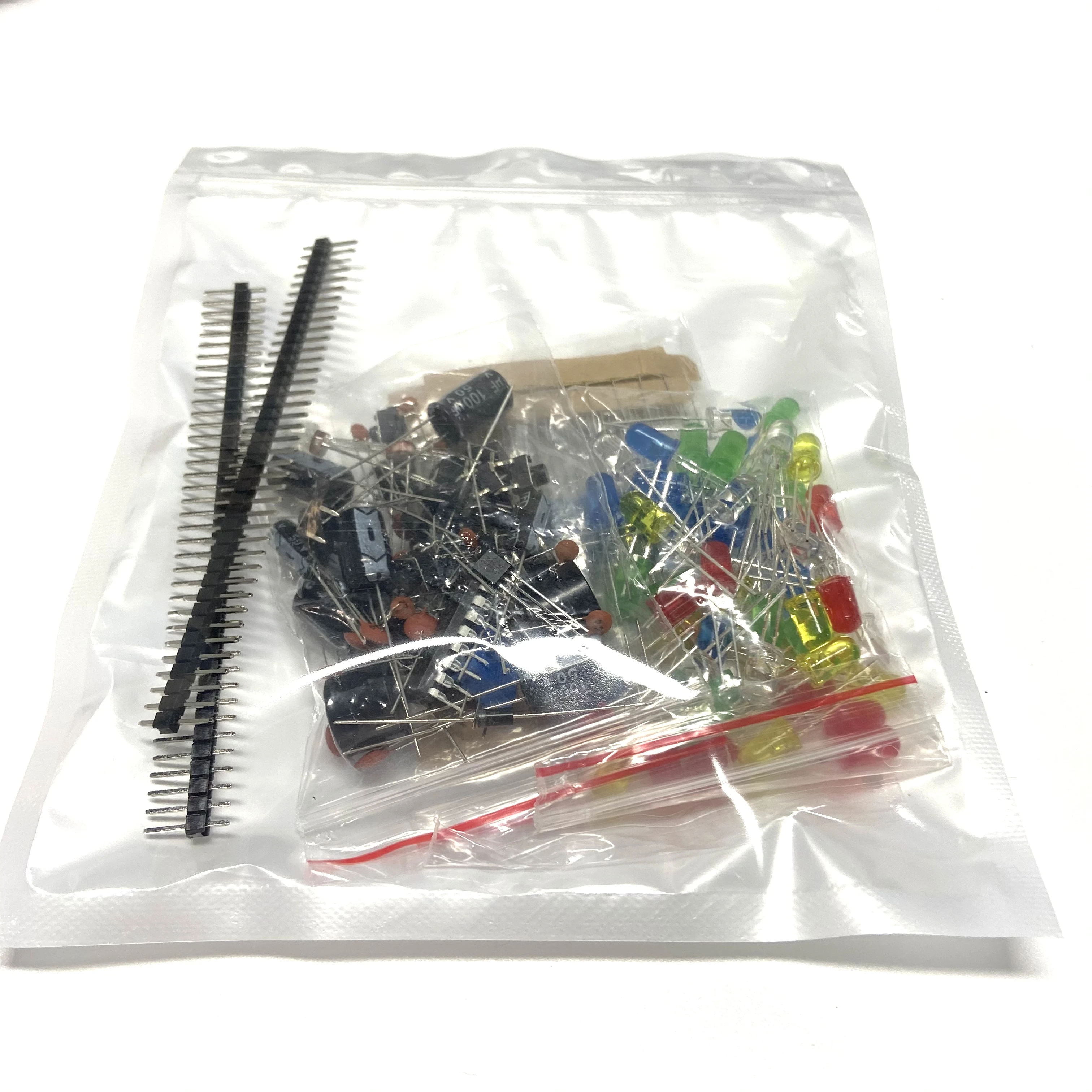 Kit de iniciación para R3 MEGA2560, componentes electrónicos LED básicos con zumbador, condensador de diodo, interruptor de resistencia - imagen 4