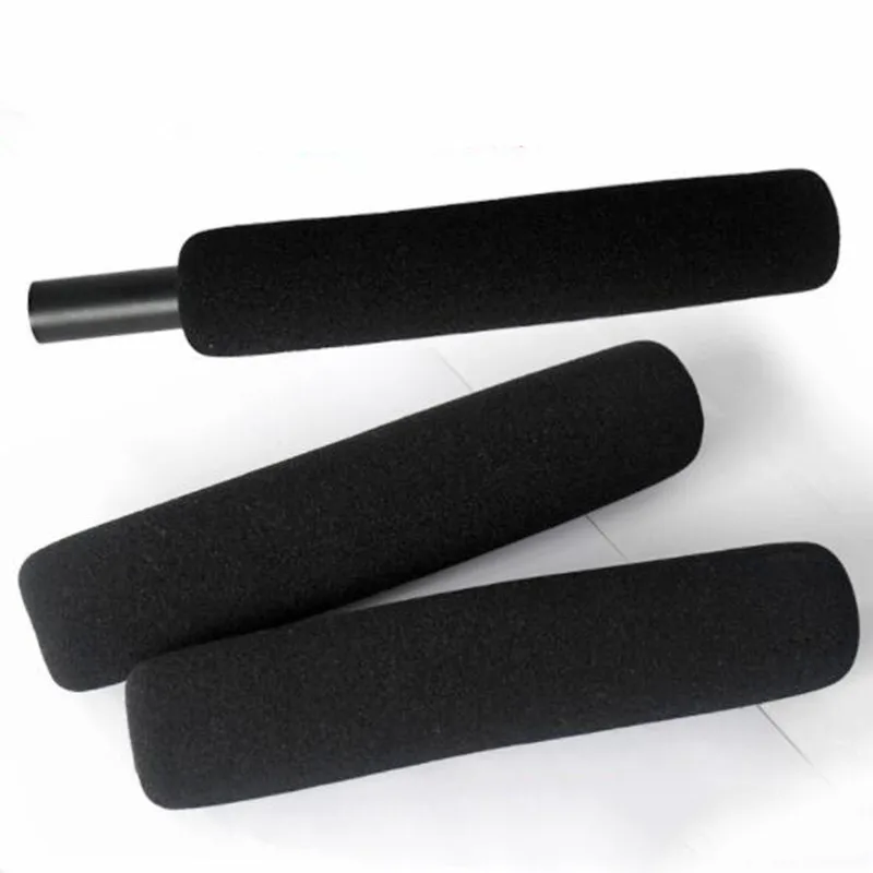 Cubierta de micrófono de espuma, filtro de micrófono de cámara de 12-21cm de largo, cubiertas de esponja de parabrisas para reunión de conferencia, entrevistas, 1 unidad - imagen 5