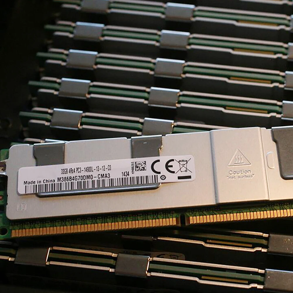 1 Uds memoria de servidor R715 R720 R720XD 32GB DDR3 1866 PC3-14900L ECC REG RAM - imagen 2