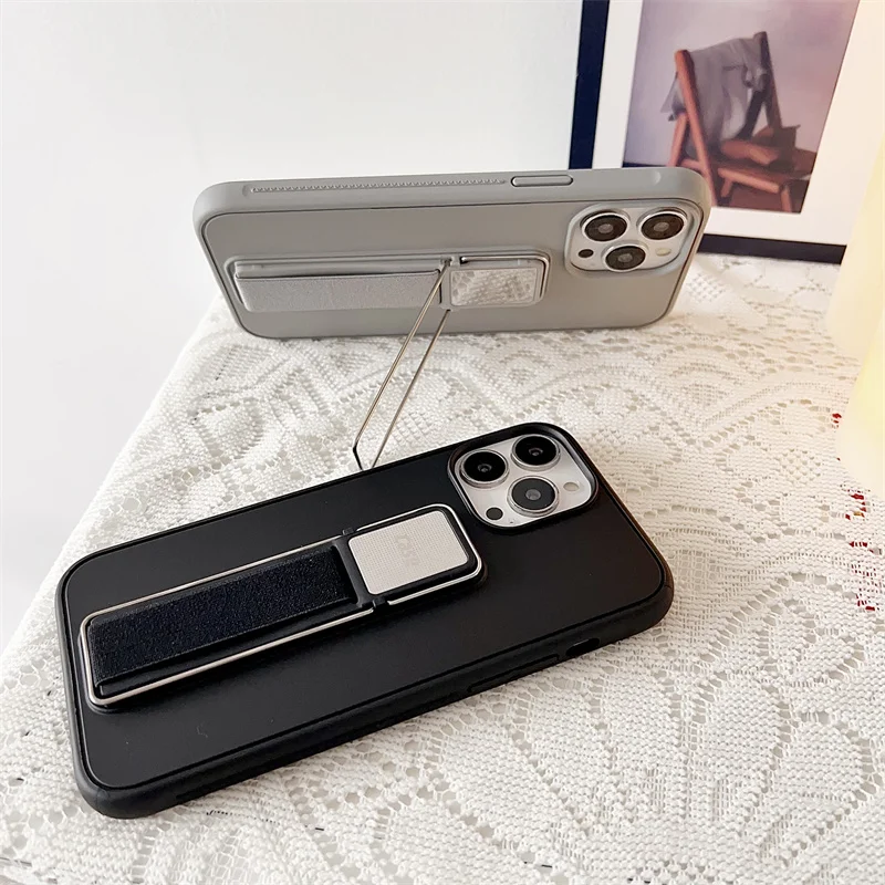 Funda de teléfono magnética a prueba de golpes con anillo de soporte a la moda para iphone 16 15 14 13 12 11 Pro Max Plus XS XR XS Max cubierta de prevención de caídas - imagen 4