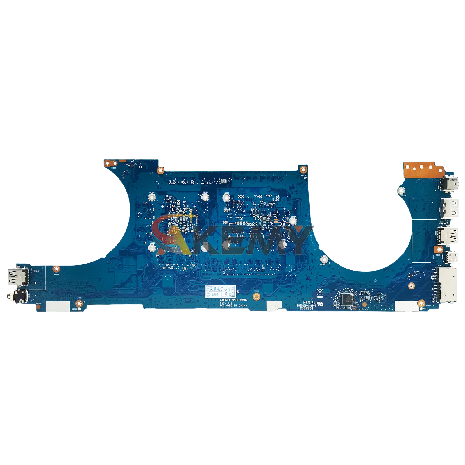 Placa base para ordenador portátil UX563FD para ASUS ZenBook RX563FD UX563 UX56FD Q536FD BX563FD UX56FA placa base para portátil con 10. a generación I3 i5 i7 - imagen 2