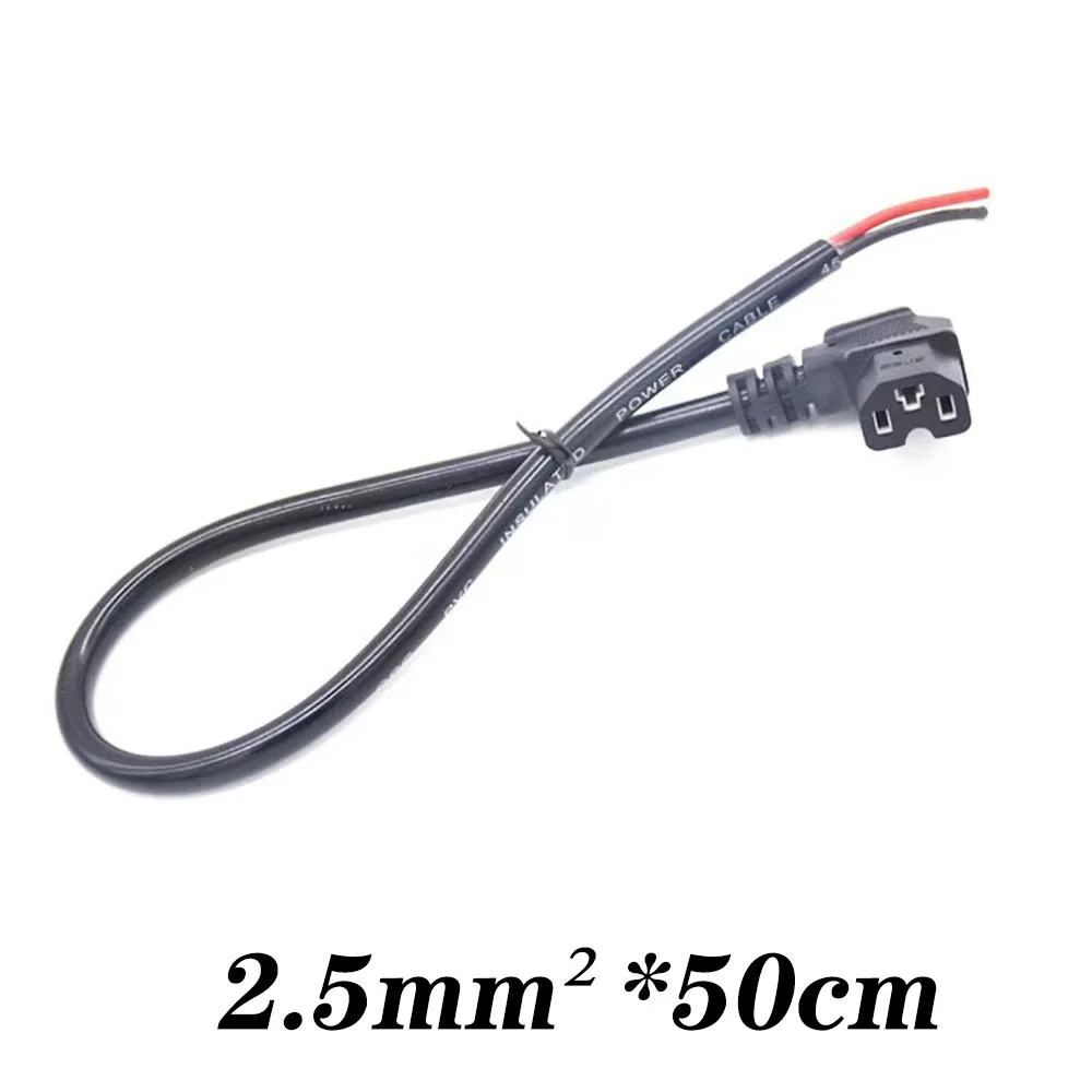 Conector de batería de litio para bicicleta eléctrica, toma de carga de alta potencia, enchufe hembra de 3 pines para vehículo eléctrico con cable de alimentación de 2,5 mm2 - imagen 3