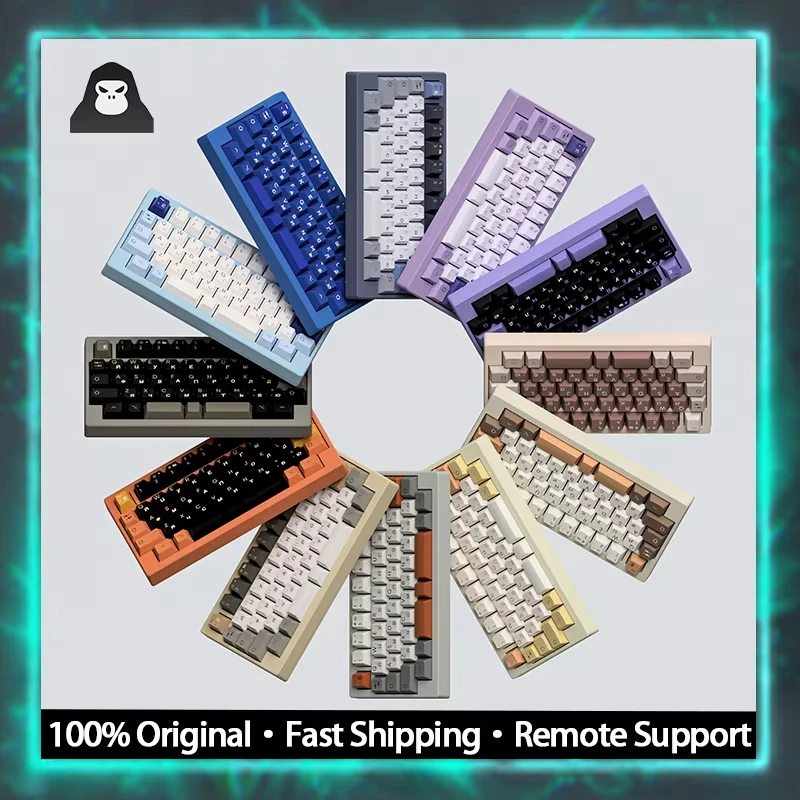 Kit de teclado mecánico Raven50 Barebones, interruptor personalizado, intercambiable en caliente, BT 2,4G, inalámbrico, 50% de diseño, compatible con a través de teclas DIY