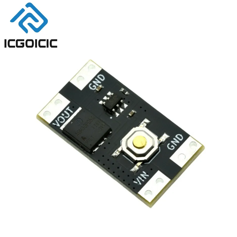 1-10 Uds XL-10AL XL-10AH botón de enlace único biestable Micro módulo de interruptor de una sola tecla 3,5-5,4 V 4,5-26V 300nA 1,3uA carga 10A baja potencia - imagen 2