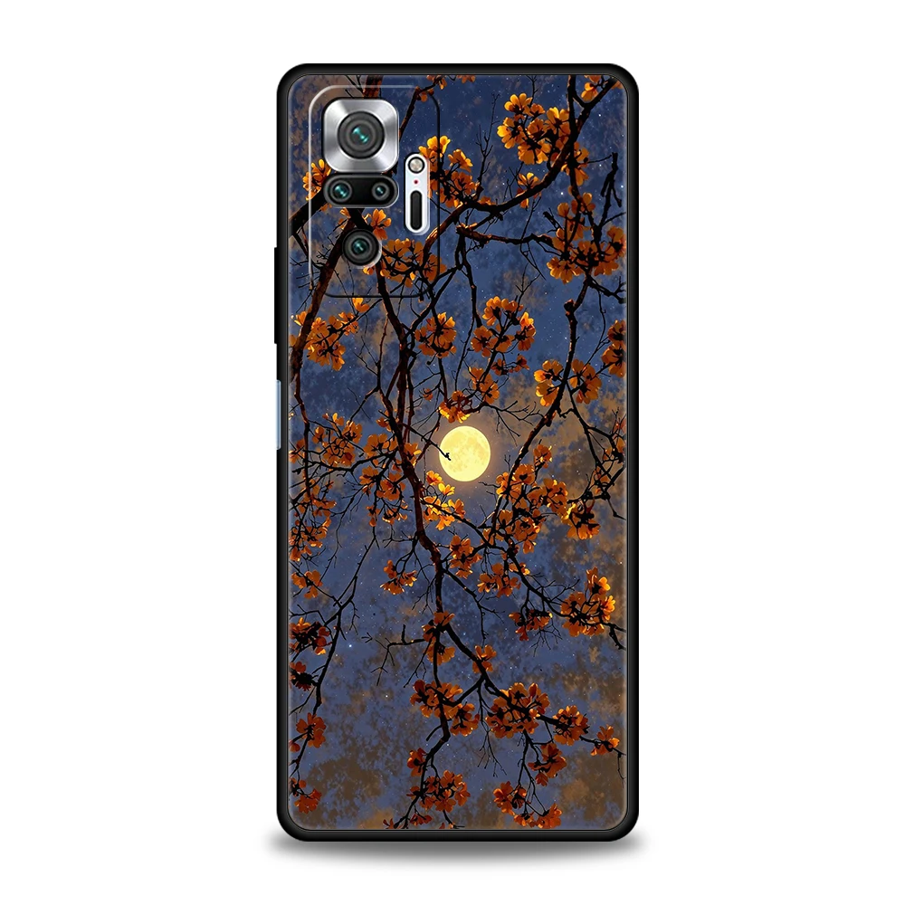 Funda de teléfono con pintura brillante al atardecer para Xiaomi Redmi Note 14, 5G, 13, 12, 10, 11 Pro Plus, 4G, 14C, 13C, 12C, 10C, 9C, TPU - imagen 4