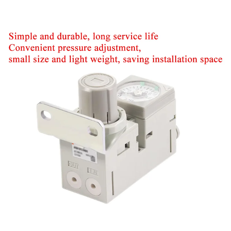 Válvula reguladora de presión en miniatura ARM10-10F2 Regulador de válvula reductora de presión de montaje pequeño neumático - imagen 4