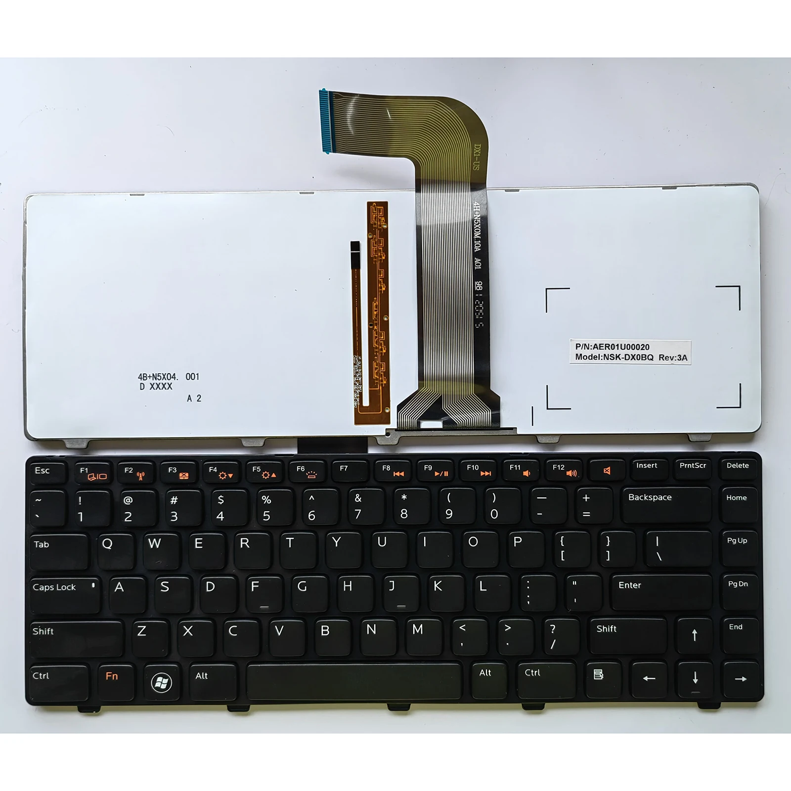 Teclado para portátil con diseño estadounidense para Dell Vostro 1450 1550 1440 2420 2520 3350 3450