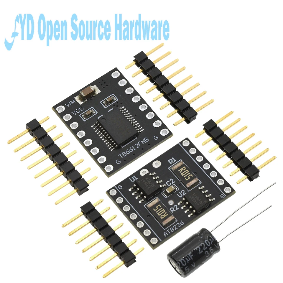 Módulo de accionamiento de Motor TB6612 AT8236, accesorio de carrito de equilibrio de accionamiento de Motor CC de doble canal Super L298N - imagen 2