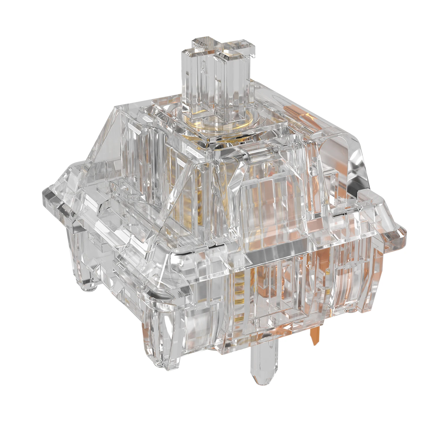 Everglide EG Aqua King V3 Water King interruptor lineal 5pin RGB 37g 55g 62g 67g MX interruptores para teclado mecánico cuerpo transparente GMK67 - imagen 2