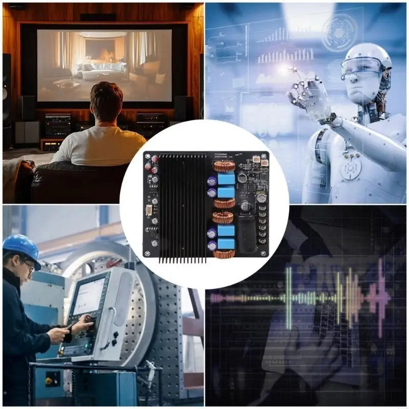 Placa amplificadora TPA3255 gran potencia 462E, 600W + 600W, compatibilidad impedancia amplia, funcionamiento estable para - imagen 5