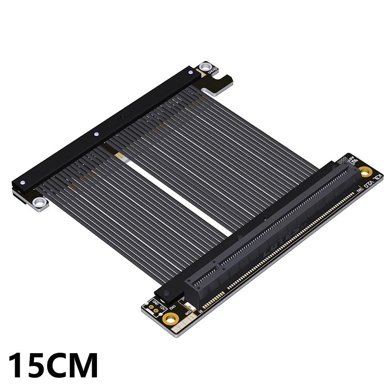 Cable de extensión de gráficos PCIe 5,0 x16 Gen5 Compatible con chasis A4 ITX para NVIDIA RTX50 para Cable de extensión GPU AMD RX90xx Series - imagen 2