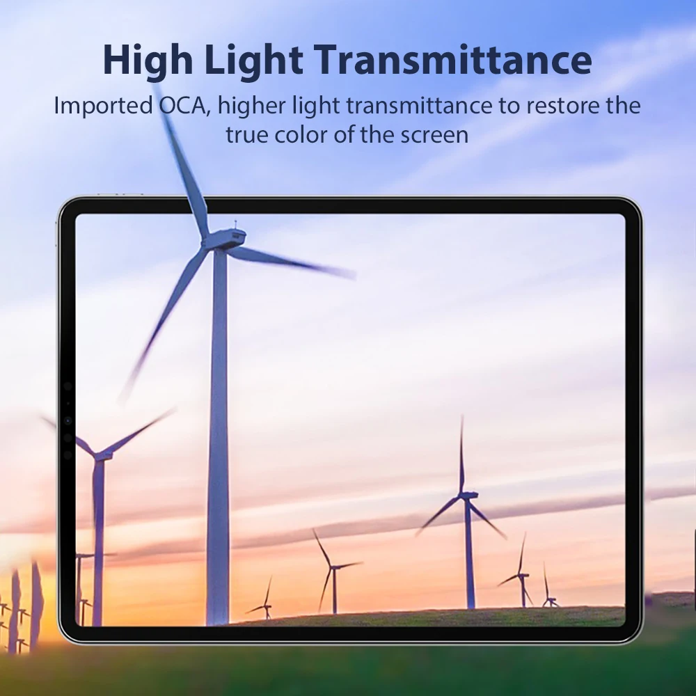 Vidrio de privacidad para iPad Pro 12,9, 11, 13, 2024, 6. ª, 9. ª y 10. ª generación, Protector de pantalla para iPad Air 5, 4, 7. ª, 8. ª, 10,2, Mini 6, película antipeep - imagen 5