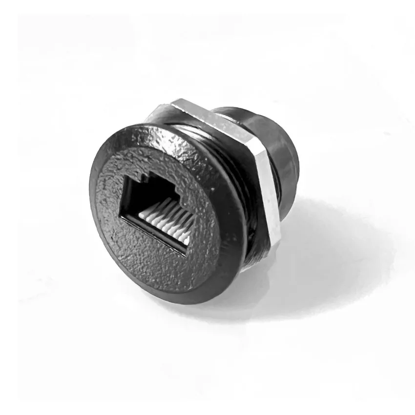 Cable Ethernet Industrial M24 RJ45, conector CAT6 CAT6A, adaptador de montaje en Panel para Monitor de señal LED, Red de ordenador portátil, telecomunicaciones, 1 unidad - imagen 4