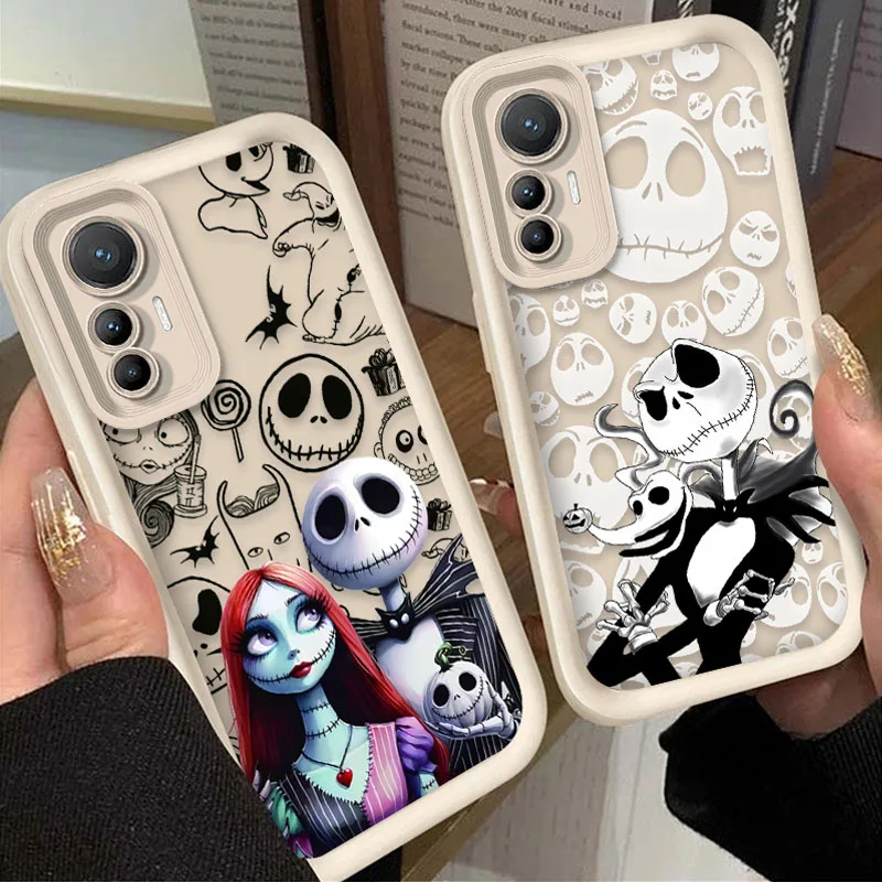 Funda para Xiaomi Poco M5S F6 F5 X7 X6 X5 X3 NFC F3 M6 Pro Mi 14 13 12 11 Lite 5G 13T 12T 11T 14T Pro pesadilla antes de Navidad - imagen 2