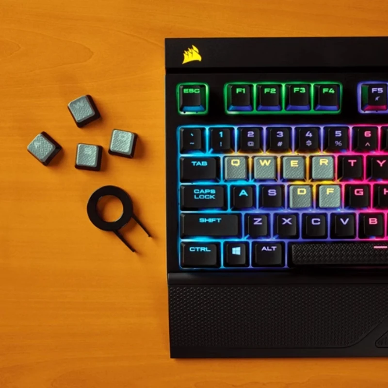Nuevas teclas de textura marca Pirate Ship Punisher WASD Gaming Keycap tapas de teclas transparentes Teclado mecánico K65/K70/K95/k100 - imagen 5
