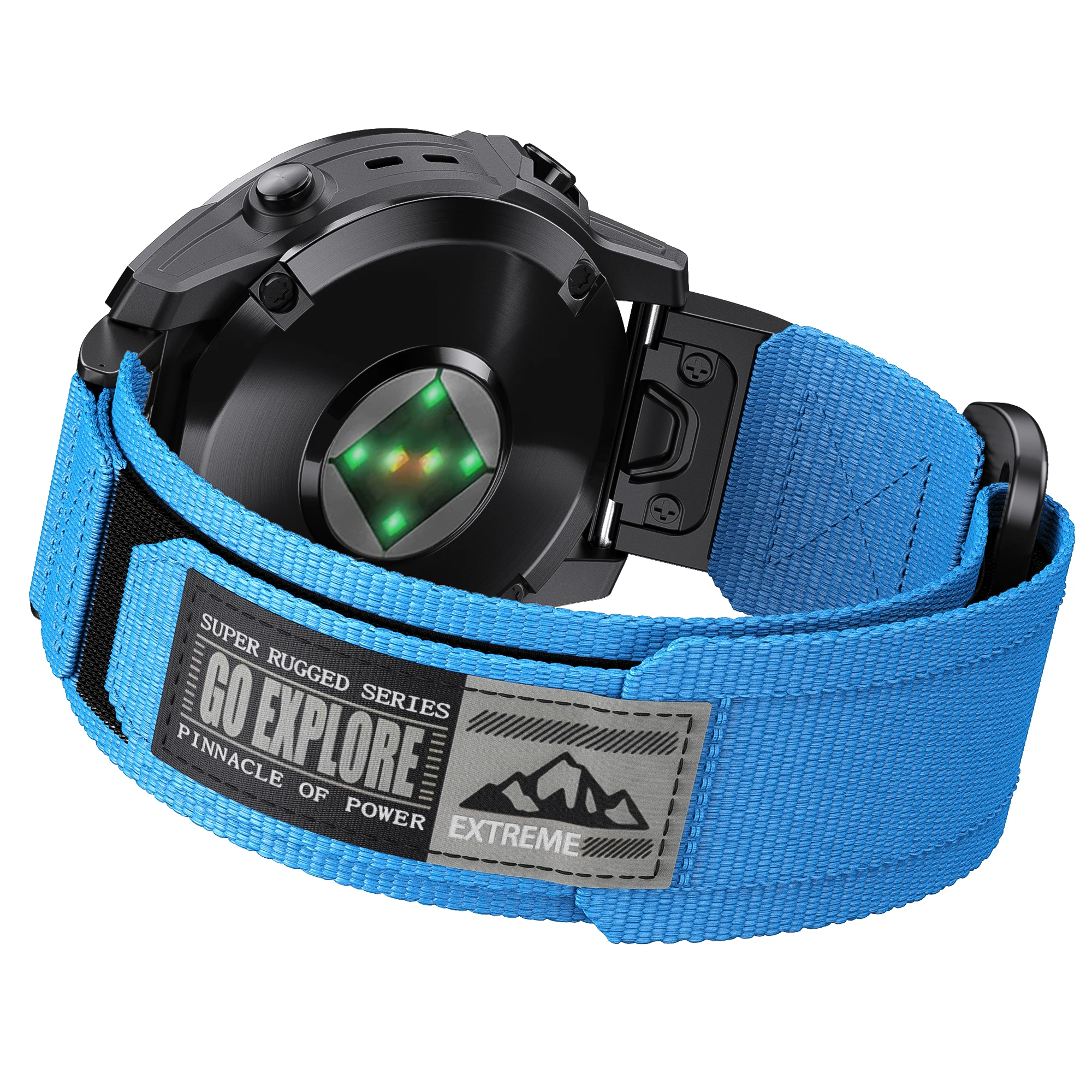 Correa de nailon de ajuste rápido de 22/26mm para Garmin Instinct 1/2/2X 3 Instinct E, accesorios de repuesto de correa Garmin Fenix 8 - imagen 5