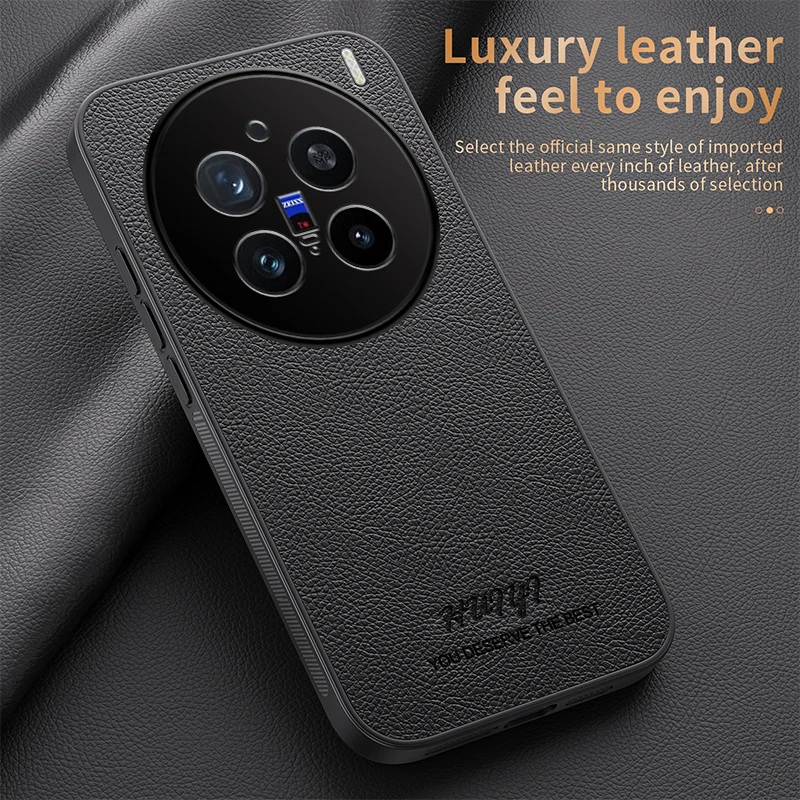 Para VIVO X200 Pro funda suave PU piel imán funda protectora trasera para VIVO X200 Pro Mini X200Pro funda completa para teléfono - imagen 4