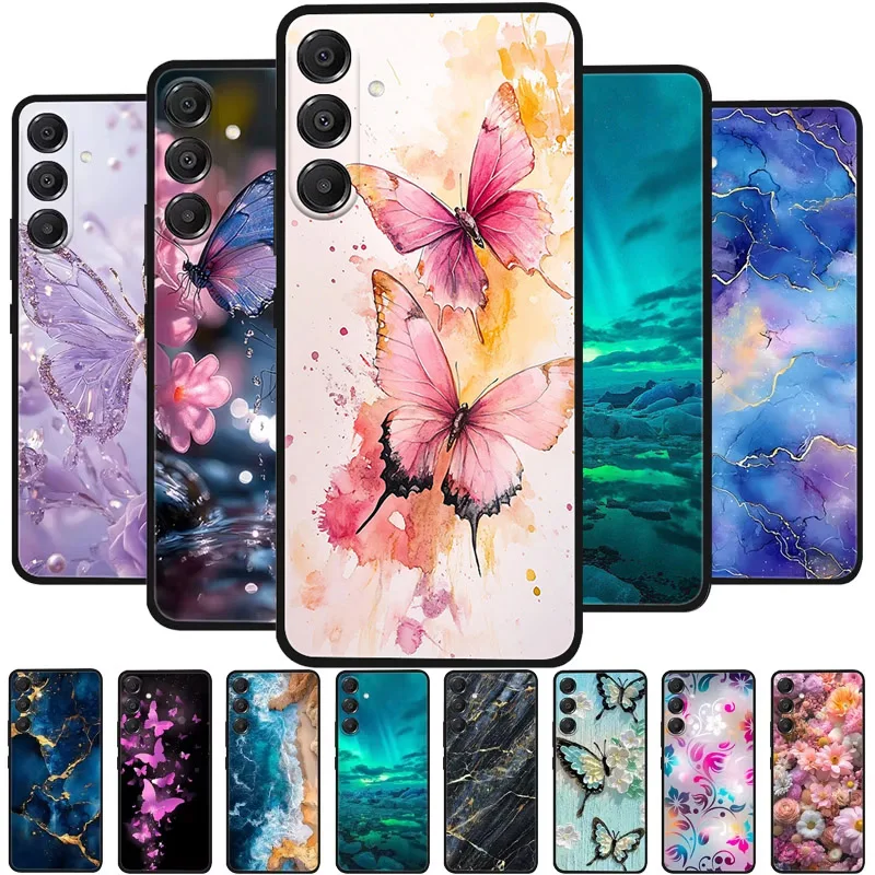 Para Samsung Galaxy S25 FE funda S25FE mármol suave mate silicona contraportada para Samsung Galaxy S25 FE cobertura completa carcasa de teléfono